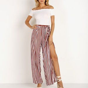 FAITHFULL THE BRAND Zeus Stripe Print Pants